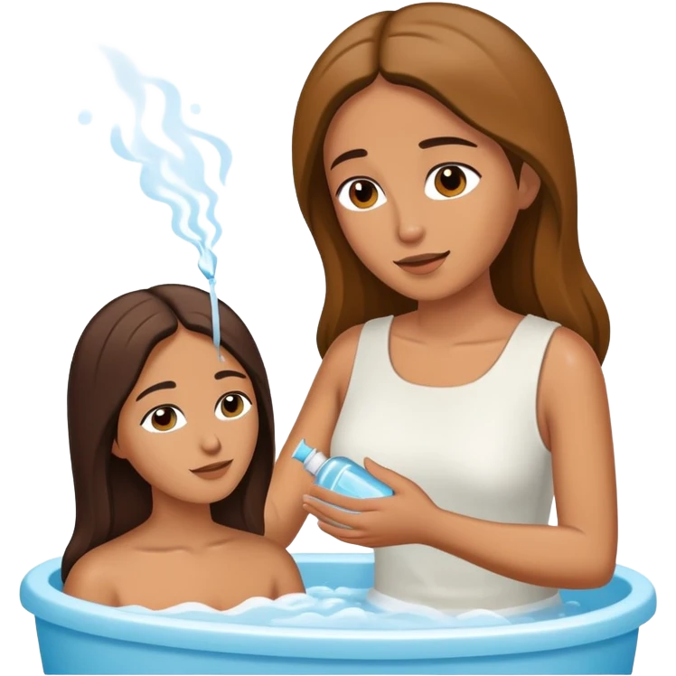 Biblical woman washes Jesus with perfume emoji