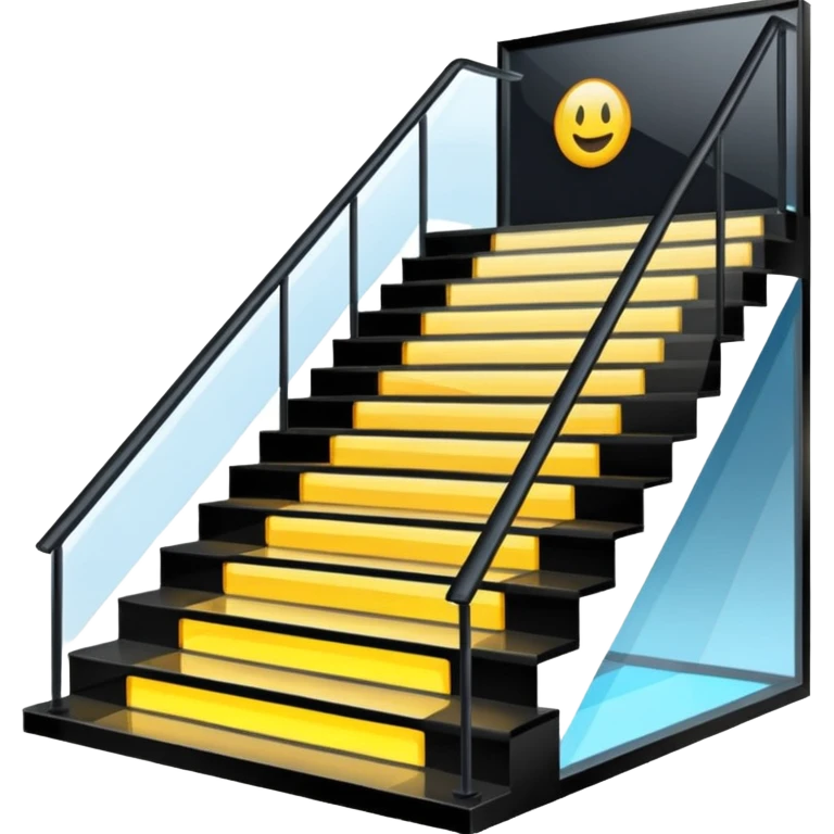 Lights up stairs 1 at floor emoji