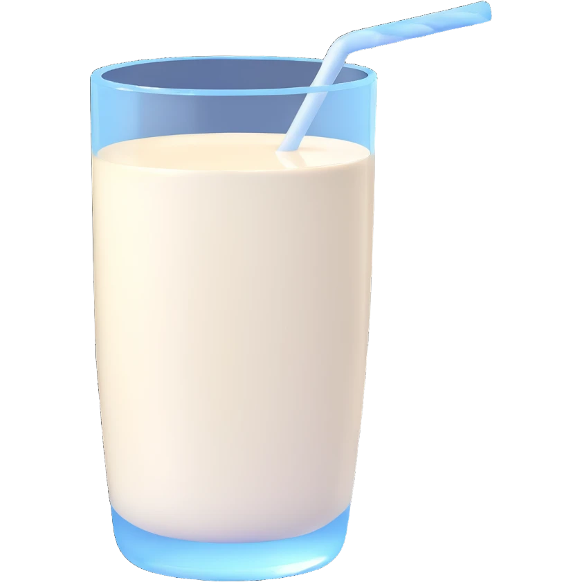 glass of milk emoji