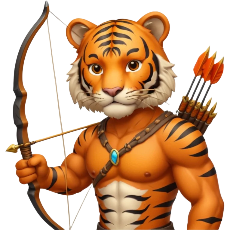 Tiger archer emoji