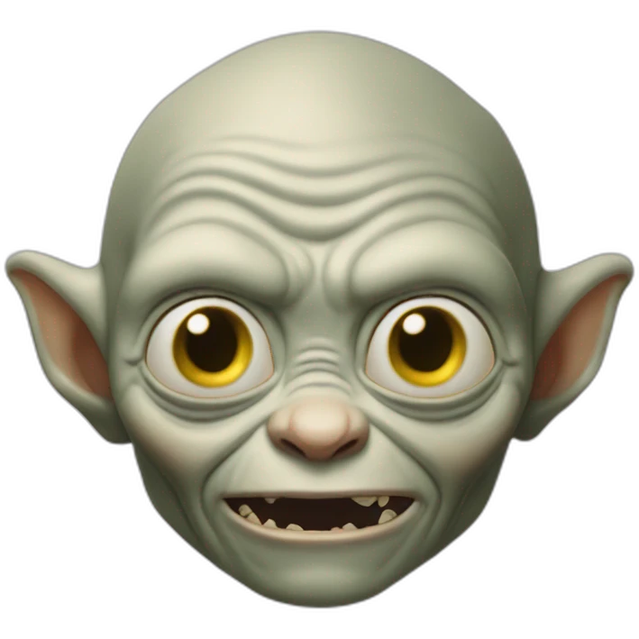 gollum holds one ring emoji