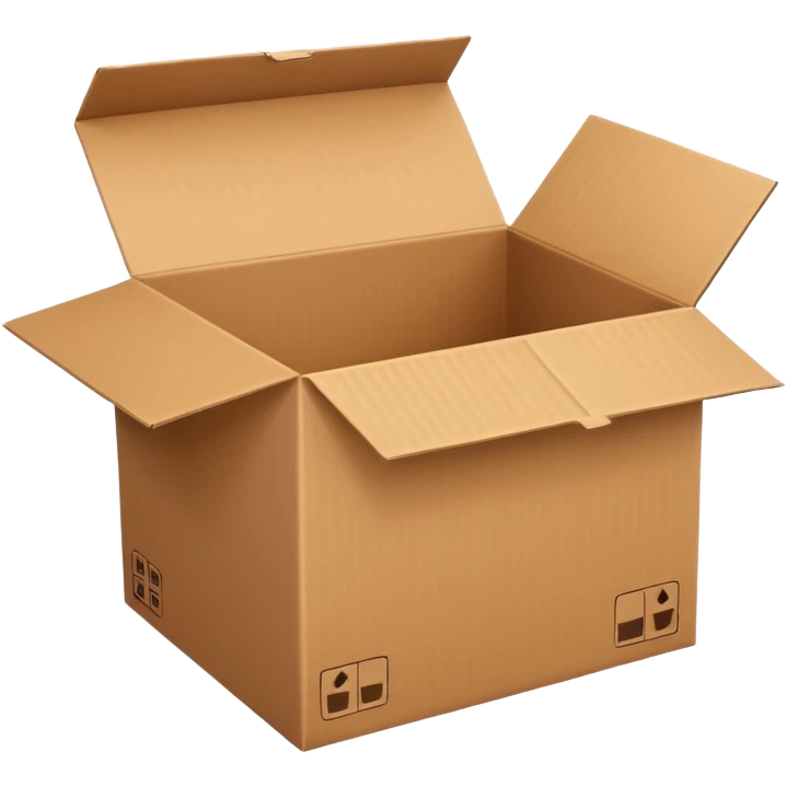 opened carton box icon  emoji