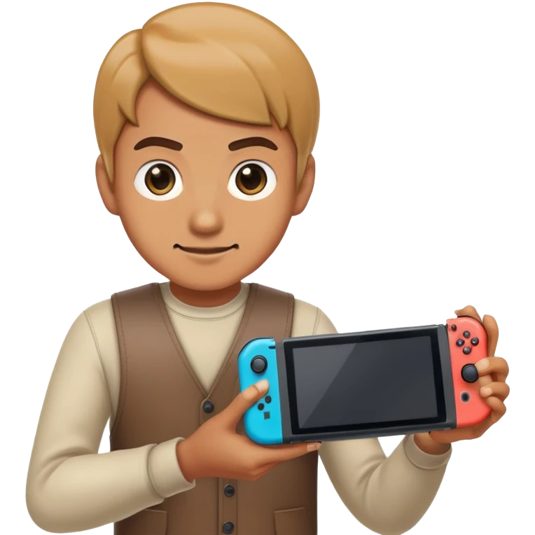 Playing Nintendo switch emoji
