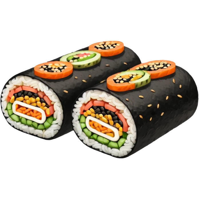 vegan kimbap emoji