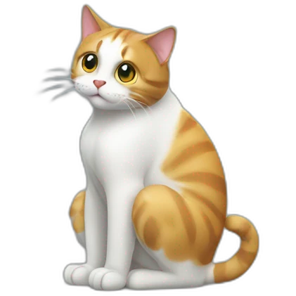 cat peeing emoji