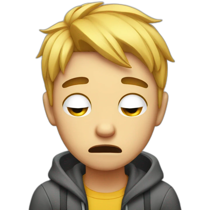 dev crying in stress emoji