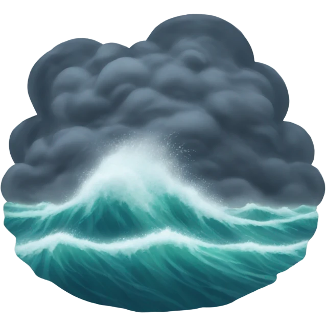 Sea storm emoji