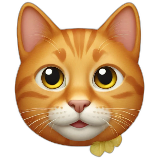 Ginger cat emoji