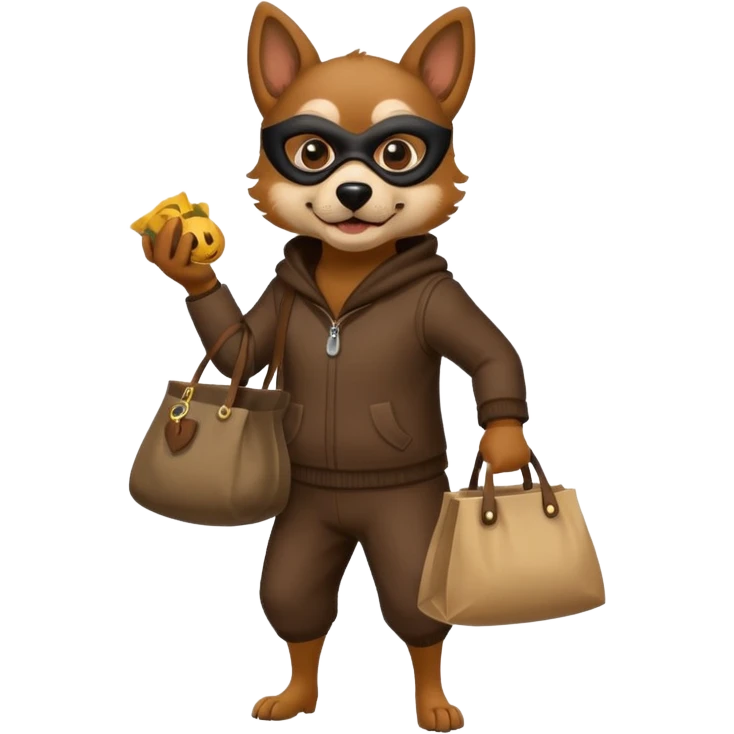 thief dog emoji