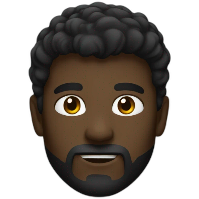 Black fury emoji