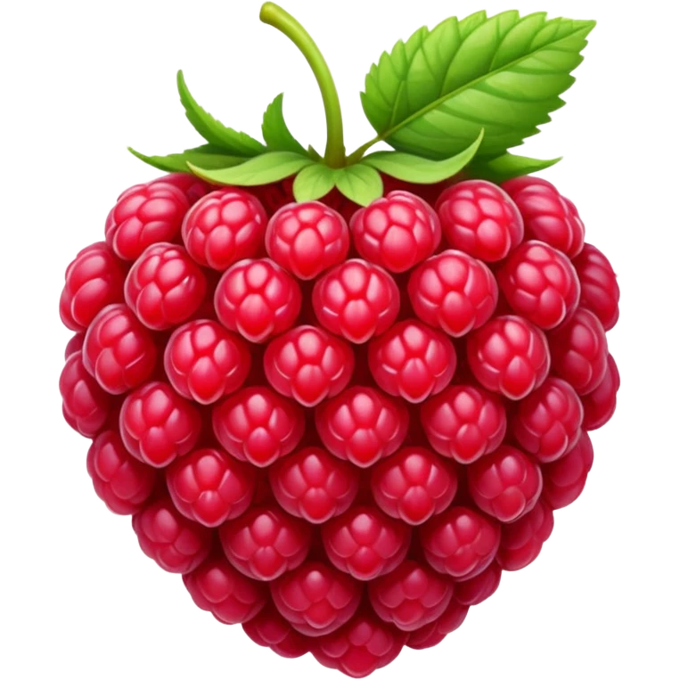 A raspberry emoji