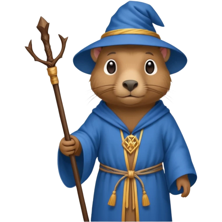 A capybara wizard emoji