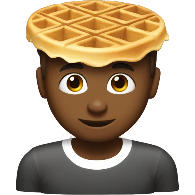Waffle Hoe with Block Letters emoji
