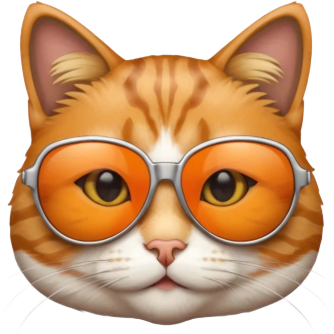 Cat wearing sunglasses emoji