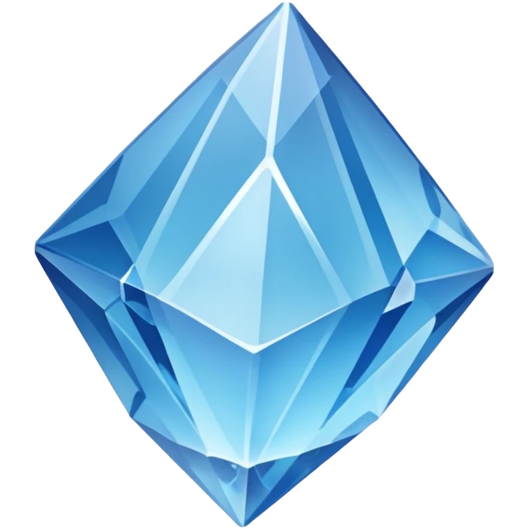 raw quartz crystal blue emoji