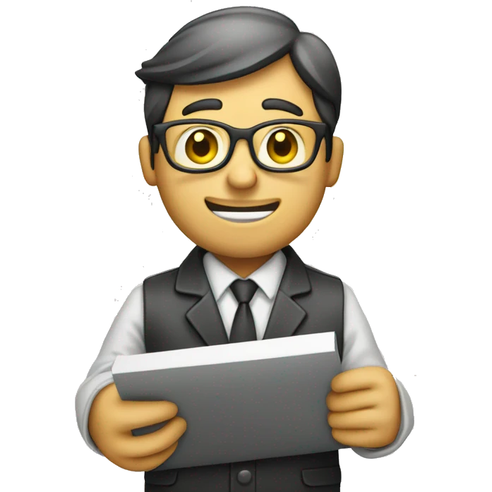 architect holding plans and a ruler emoji