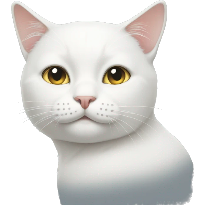 white cat emoji