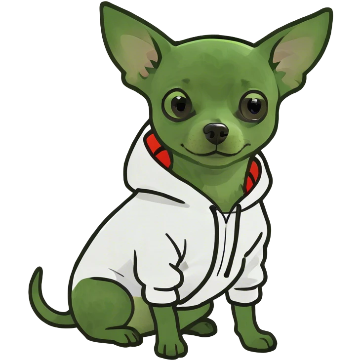 Chihuahua in onesie  emoji