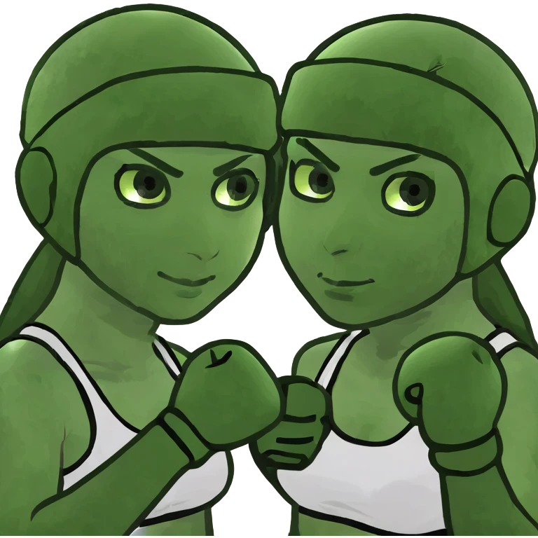 Boxeo girls emoji