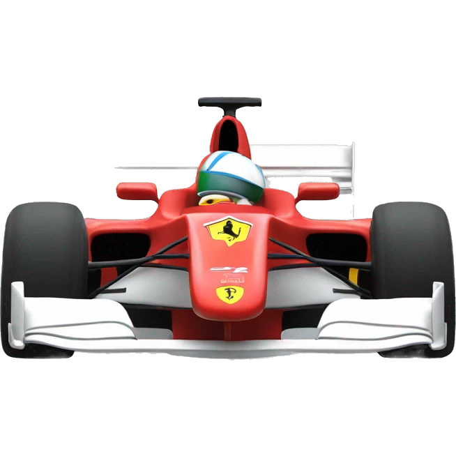 Ferrari F1 car  emoji