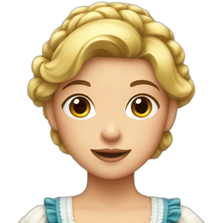 girl in Dirndl emoji
