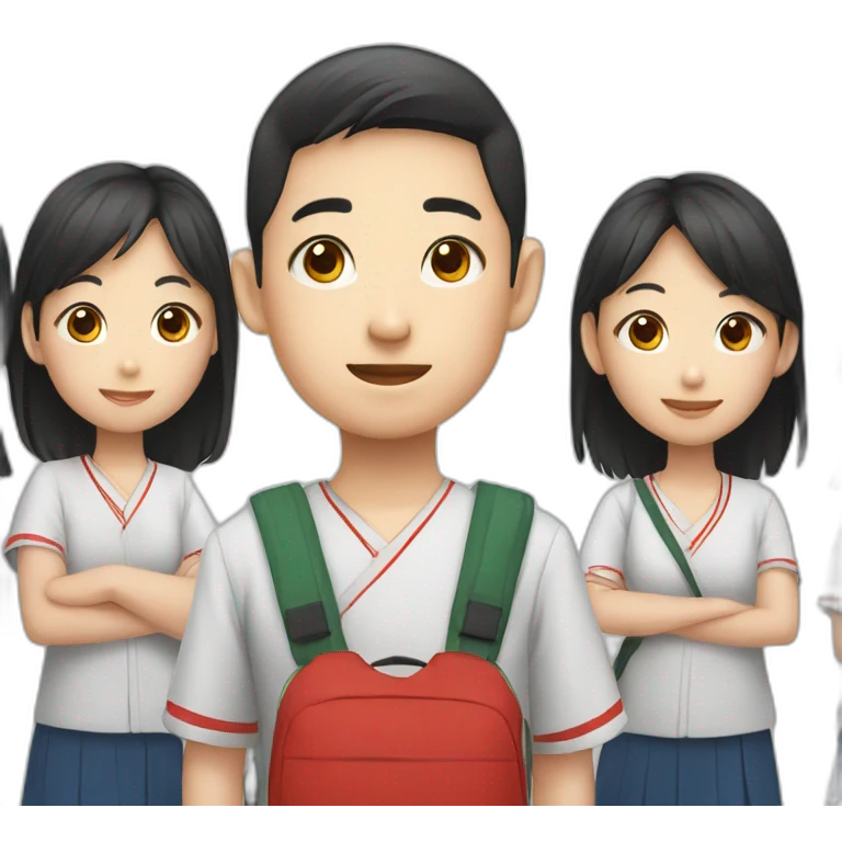 Chinese primary school students emoji