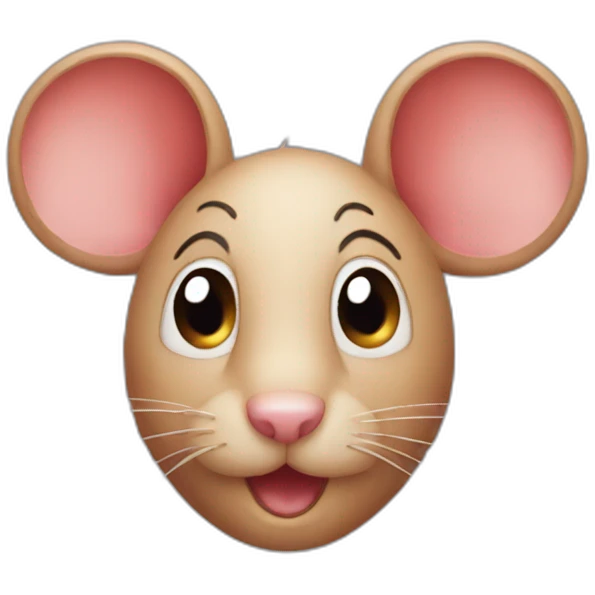 red mouse emoji
