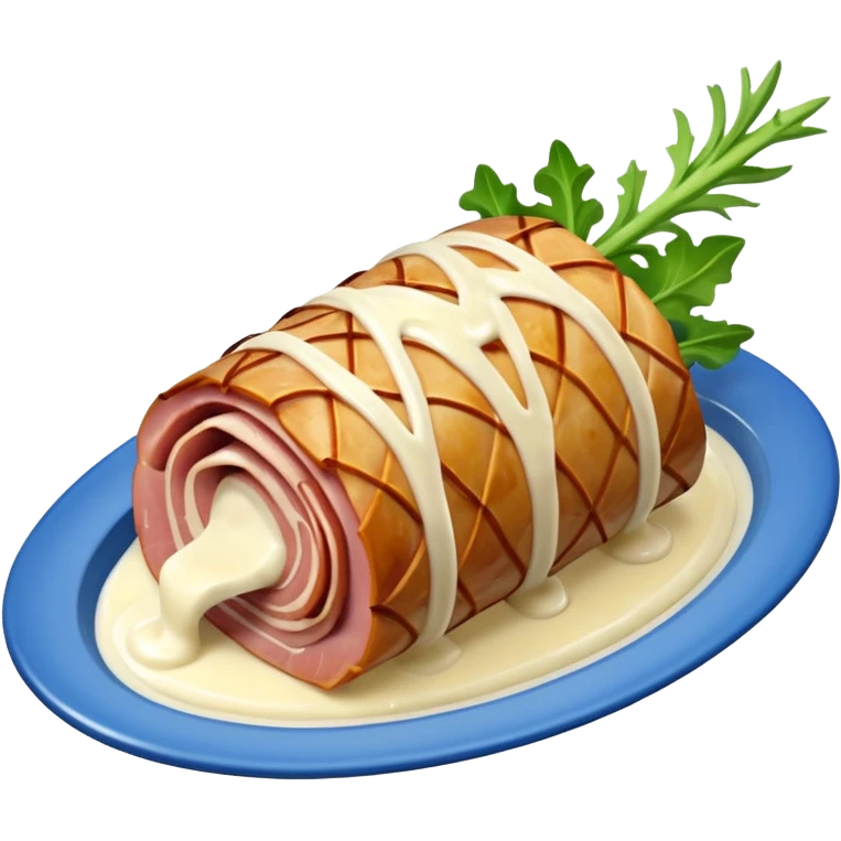 I want a chicory wrapped in ham, with a bechamel sauce over it emoji