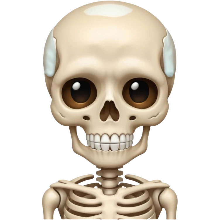 Squelette qui pleure emoji