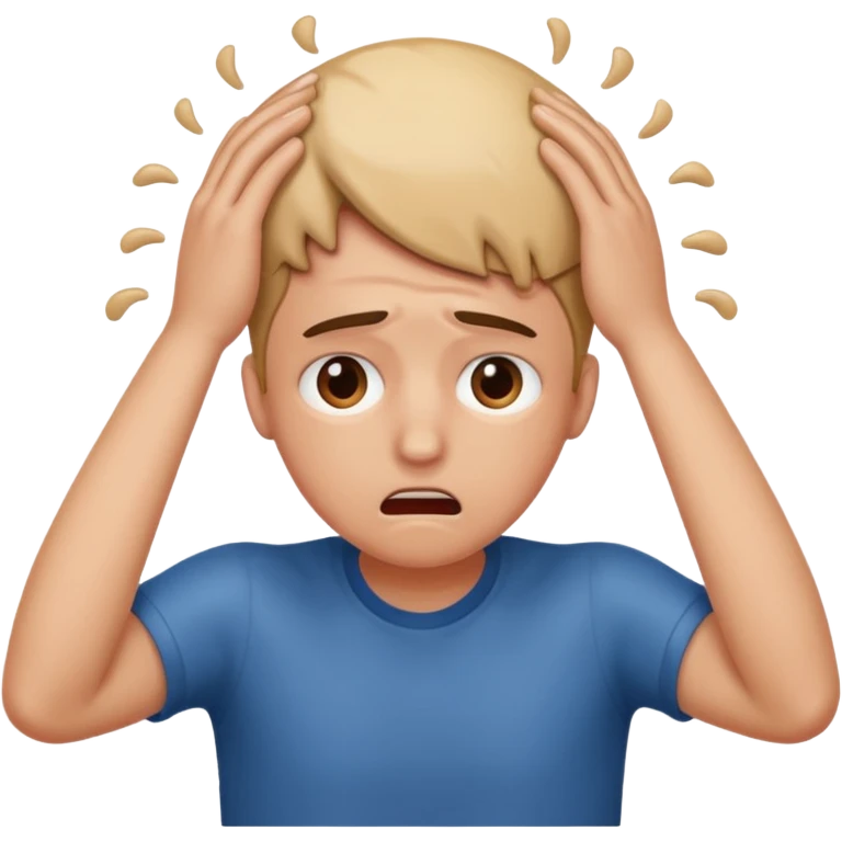 overwhelmed trader emoji