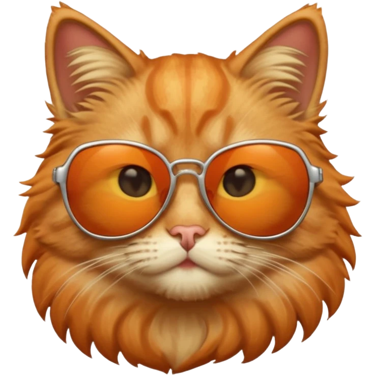 Cat wearing sunglasses emoji