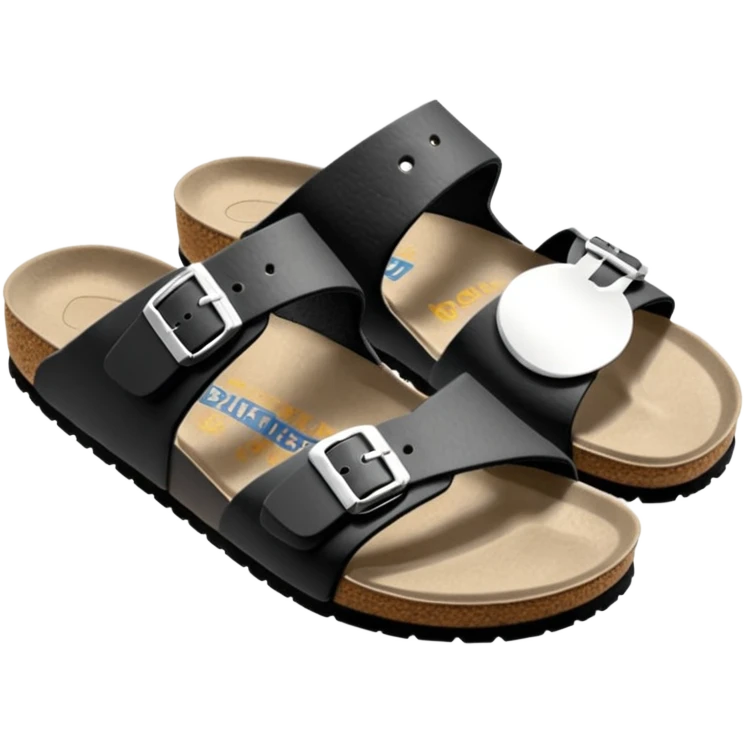 black birkenstock emoji emoji