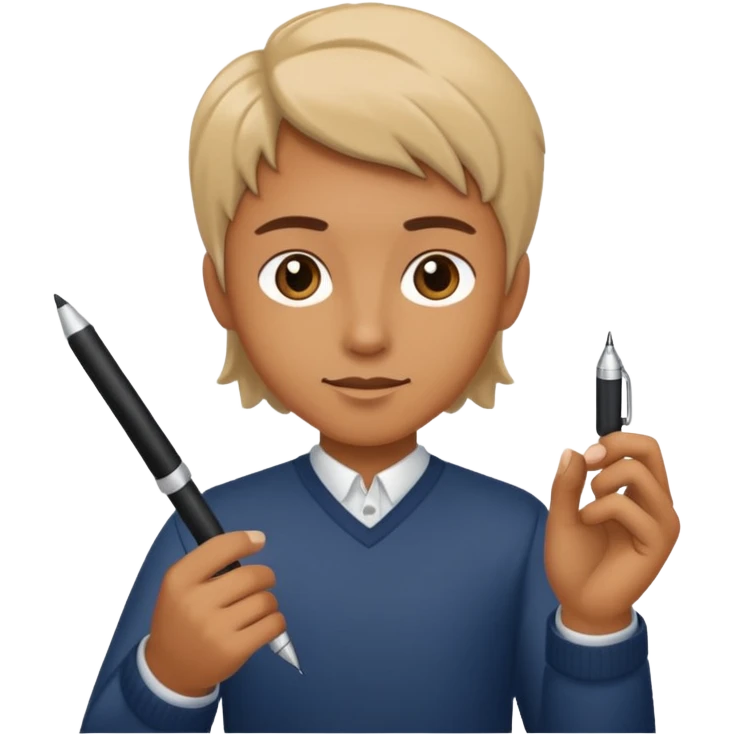 Only  Pen Spinner emoji