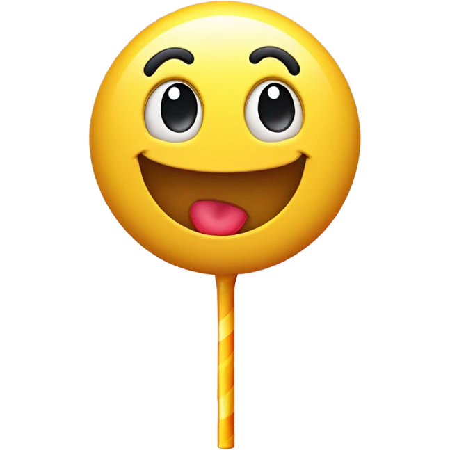Lollipop smiley  emoji
