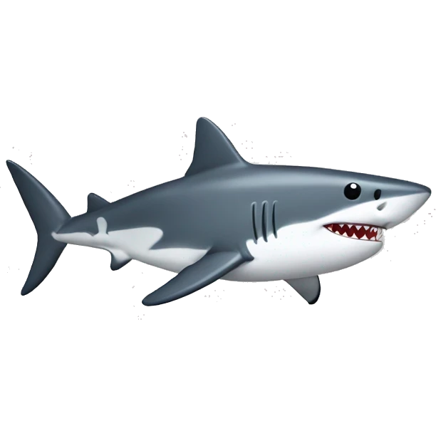 a ikea shark doll emoji