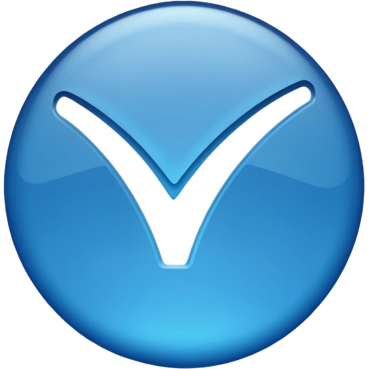 Verified blue tick emoji