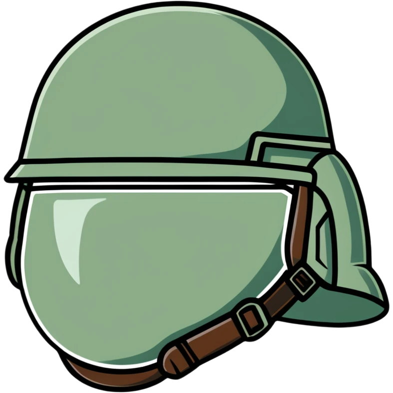 army man wearing helmet emoji