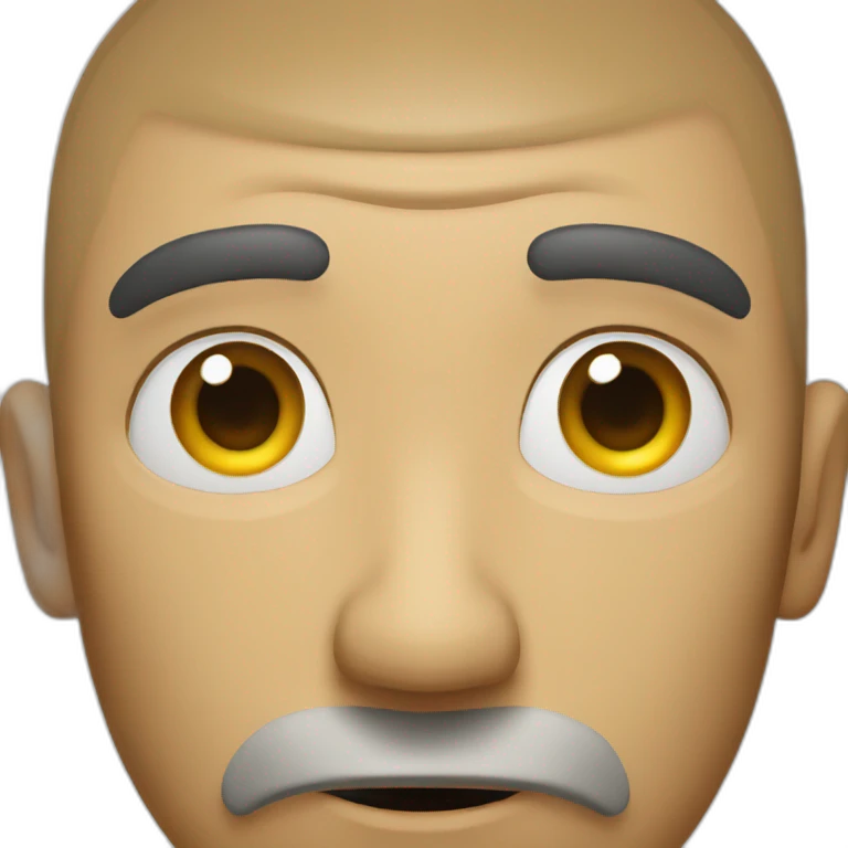 man deathstaring you emoji