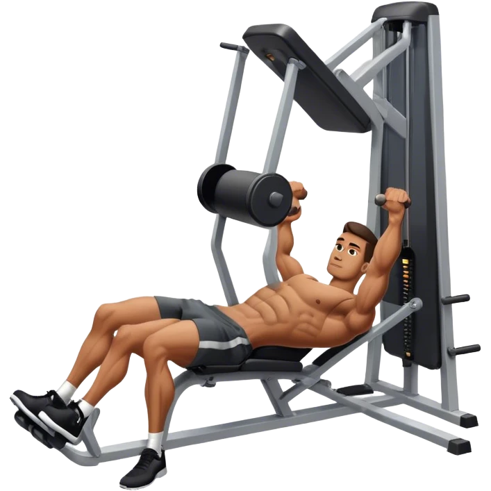 guy how to use a leg press machine emoji