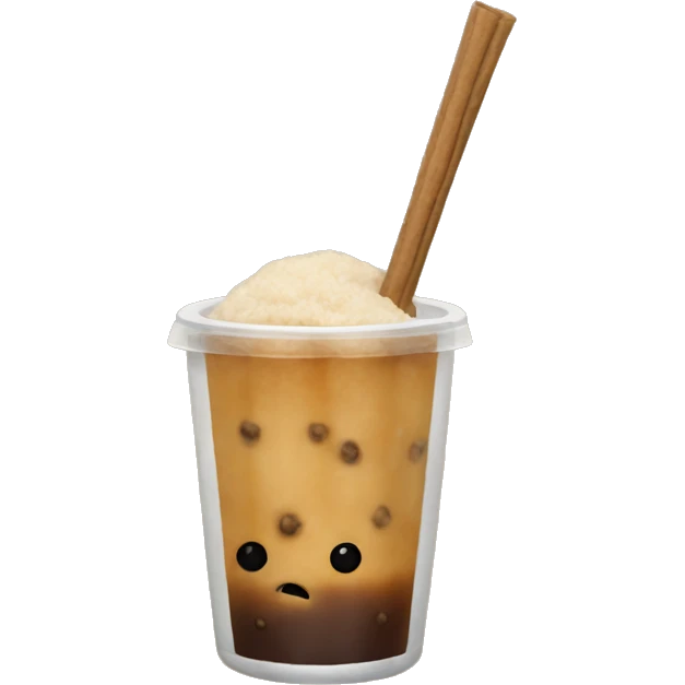 Brown sugar boba emoji