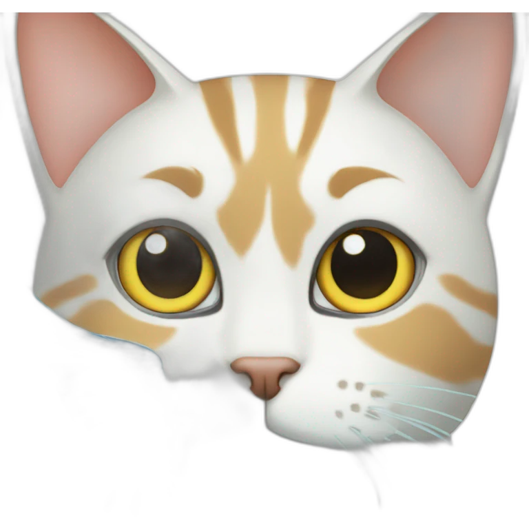La cat drinking water emoji