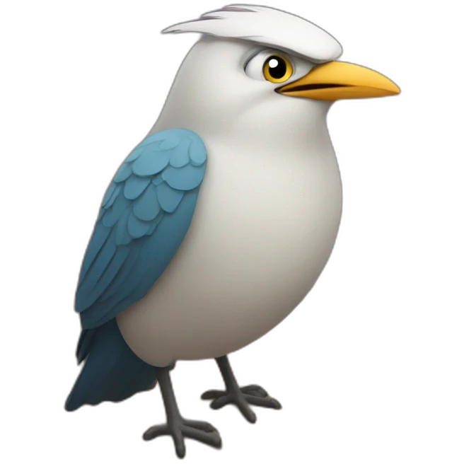 erosion bird grumpy emoji