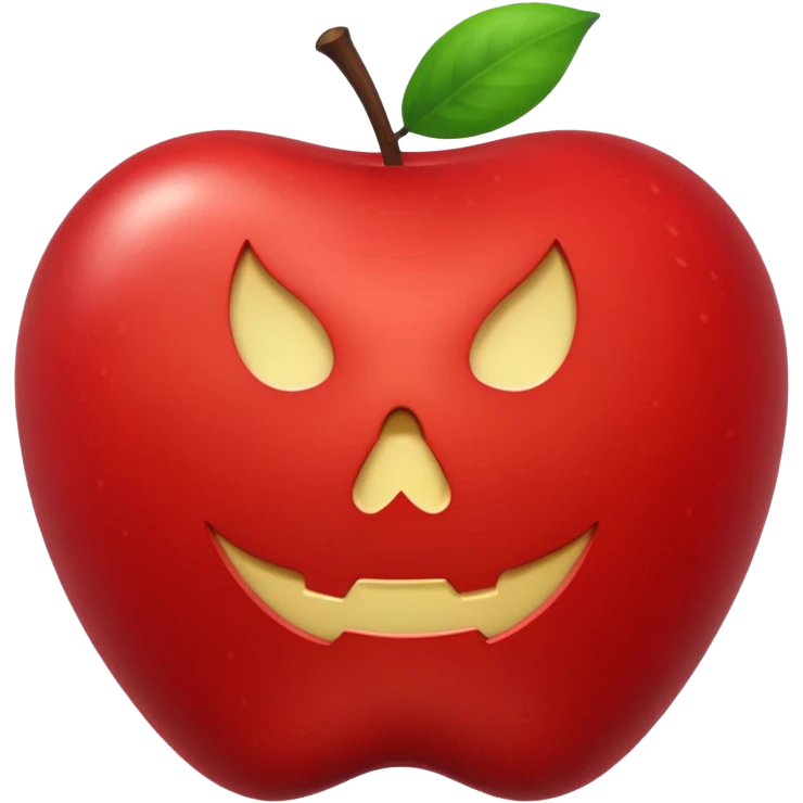 A poison apple that reads NSFW emoji