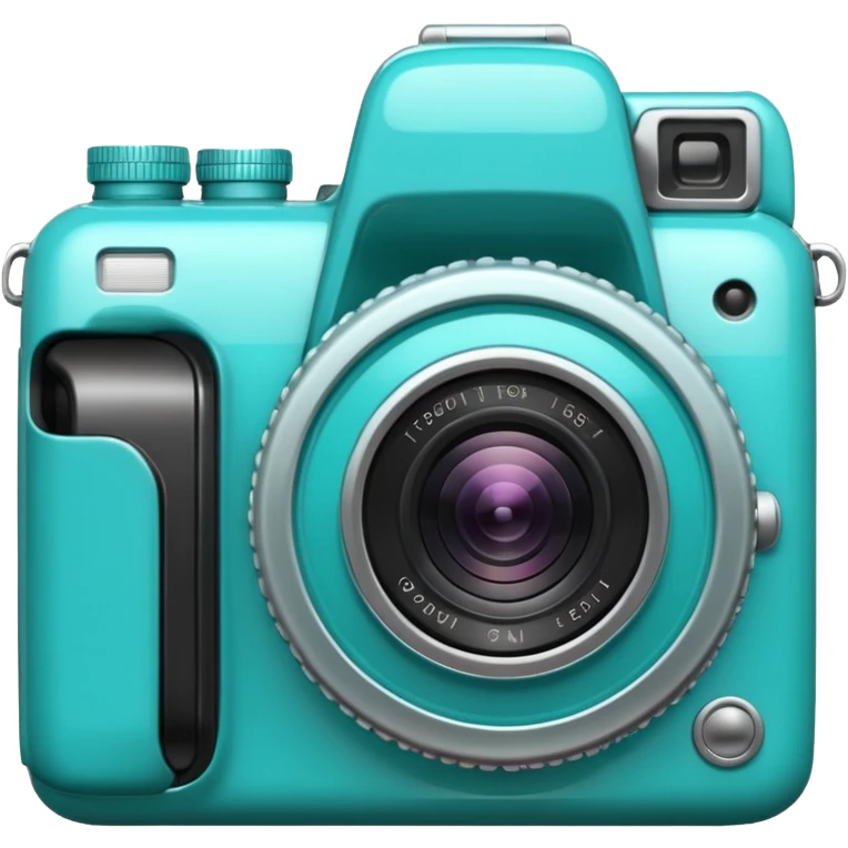 turquoise camera emoji emoji