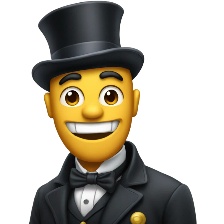 hark with tophat emoji