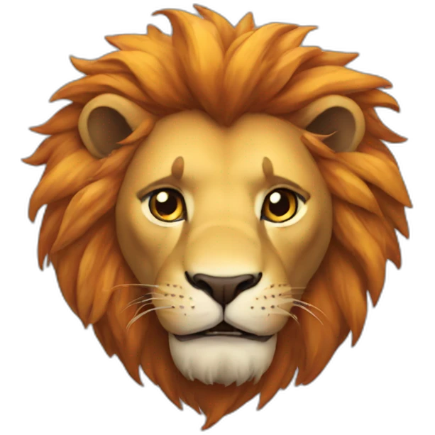 Lion-de feu emoji