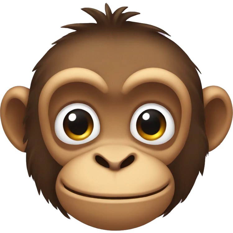 Monkey with bow emoji