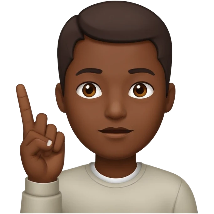 😐🖕🏿 emoji