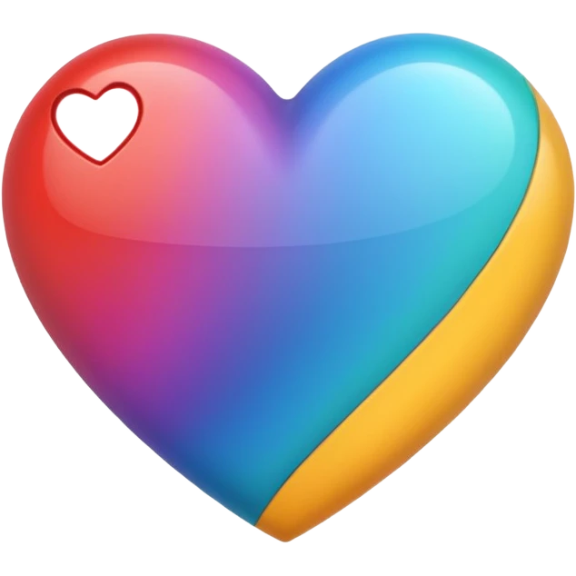 Cœur multicolore  emoji