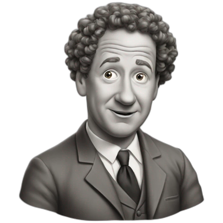 Curly joe of the three stooges emoji